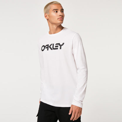 T-Shirt OAKLEY MARK II 2.0 Lange Ärmel Weiß/Schwarz