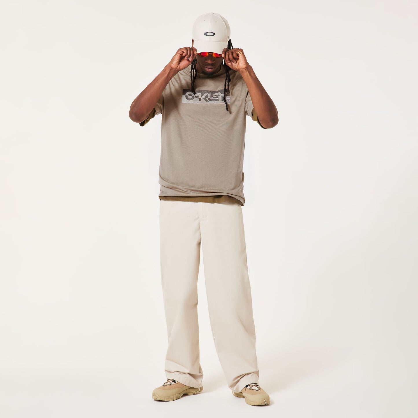 OAKLEY DUALITY B1B T-Shirt Beige Pebble