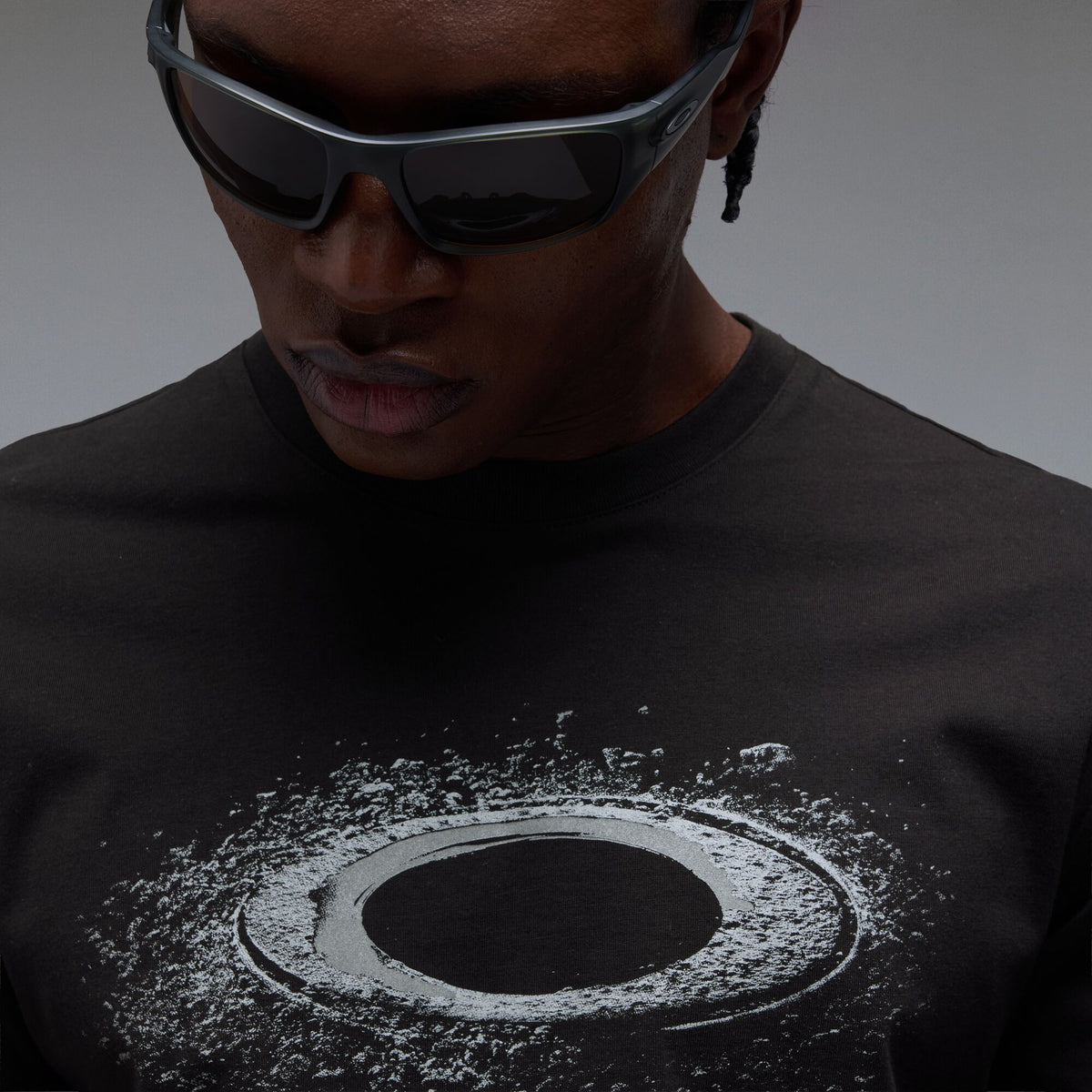 T-Shirt OAKLEY LUNAR ELLIPSE Schwarz