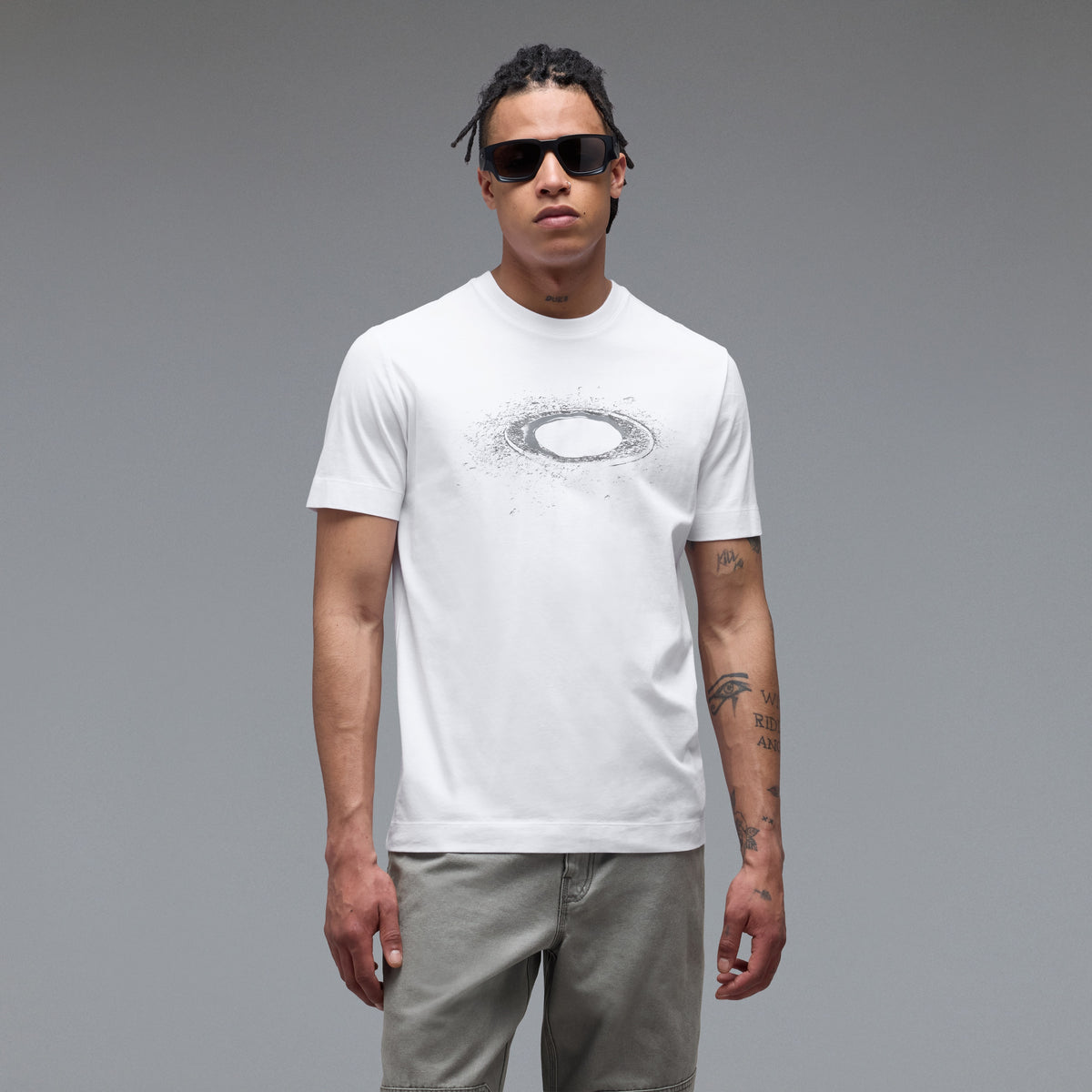 T-Shirt OAKLEY LUNAR ELLIPSE TEE Weiß