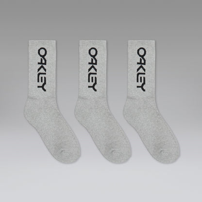 Socken OAKLEY B1B SOCKS 2.0 Grau (3er-Pack)