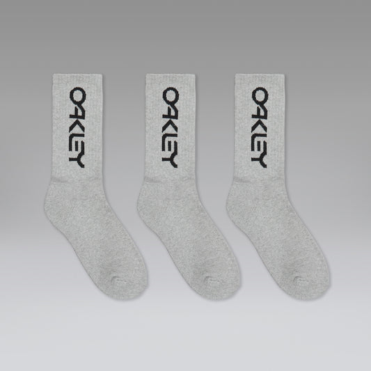 Socken OAKLEY B1B SOCKS 2.0 Grau (3er-Pack)