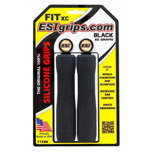 Grips ESI FIT XC EXTRA CHUNKY/CHUNKY COMBO 130 mm Schwarz