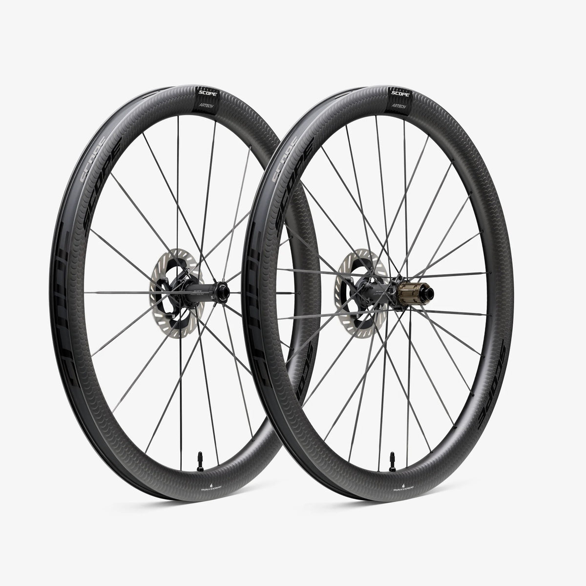 Paire de Roues SCOPE Artech 4G Tubeless Ready (Centerlock) Noir