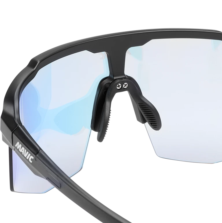 MAVIC MVS SHIELD Brille Schwarz Rotes Glas Photochromatisch