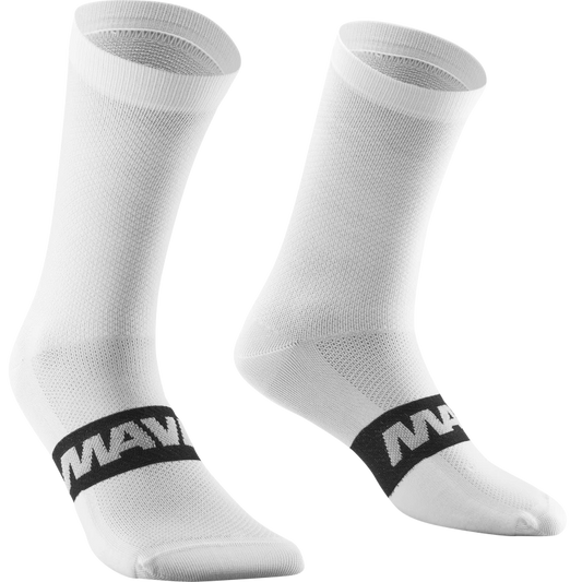 MAVIC ESSENTIAL MID Socken Weiß