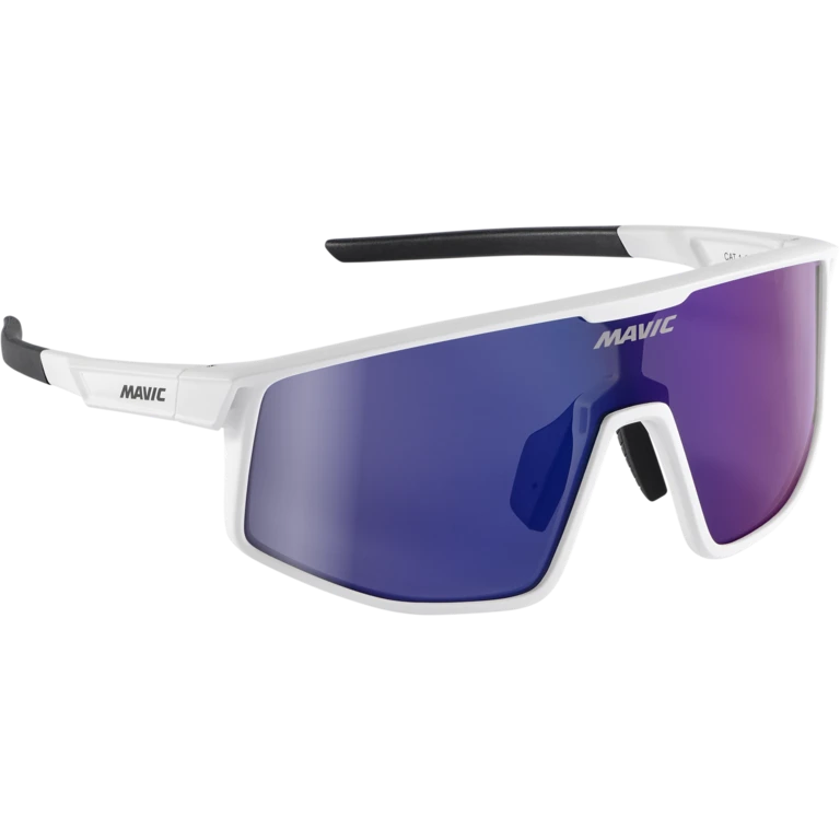 Mavic MVS Speedblast Brille in Weiß mit blauem Glas