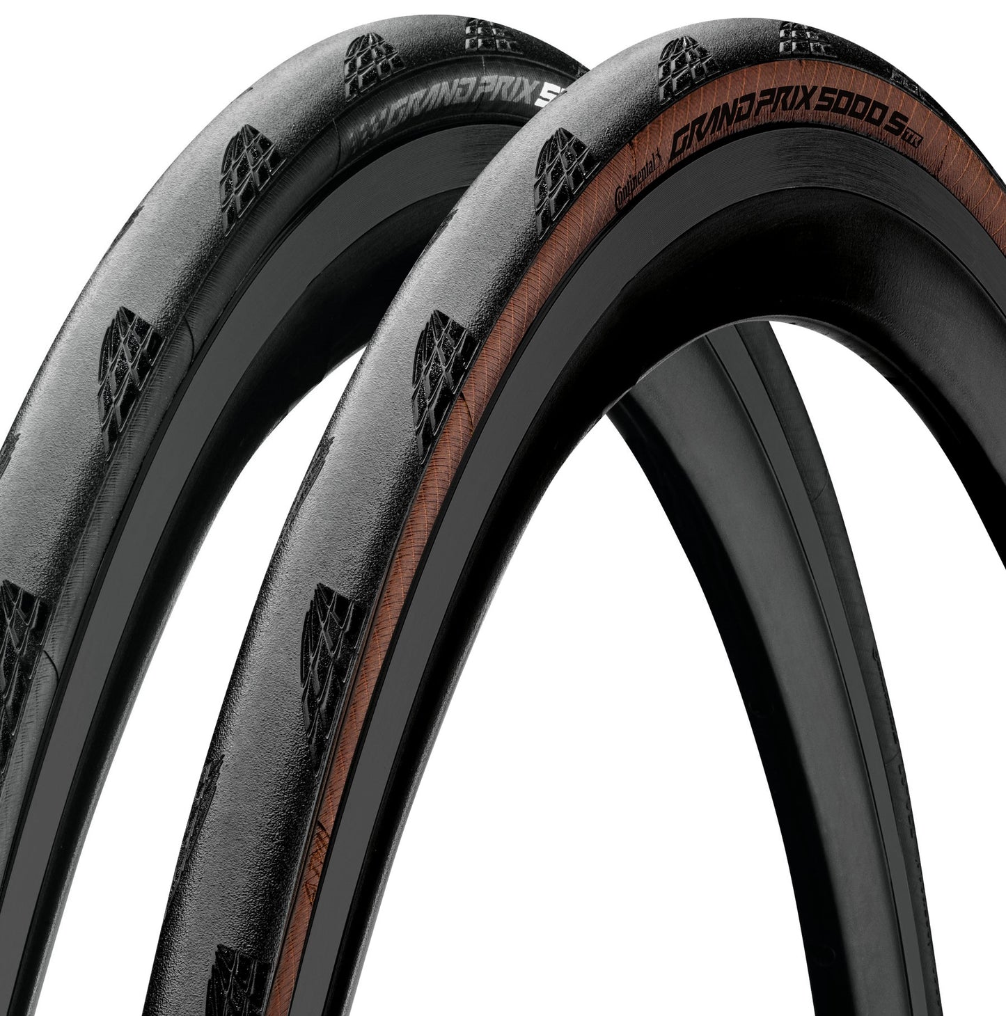 Reifen CONTINENTAL GRAND PRIX 5000 S TR 700x25c Tubeless Ready Weich Braun