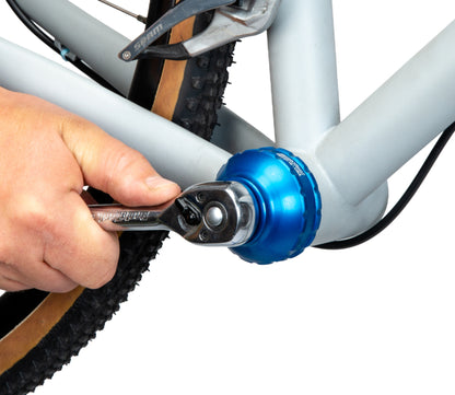 Park Tool GPS Führungsstift in ein Innenlager eingeführt