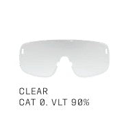 POC ELICIT + Brille Weiß/Clarity Road/Sunny Silver