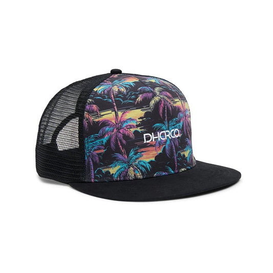 DHARCO FLAT BRIM TRUCKER STOKE WIZZARD Mütze Schwarz