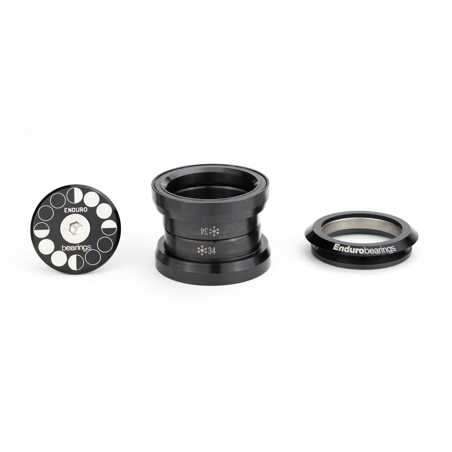 Steuersatz ENDURO BEARINGS 1 1/8 EC34/EC34mm Black Oxide