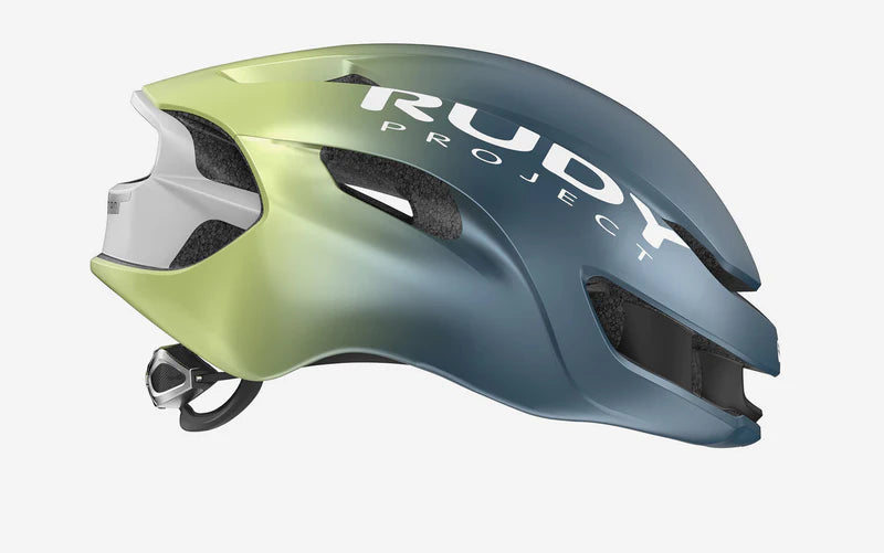 Straßenhelm RUDY PROJECT NYTRON Blau/Grün Matt