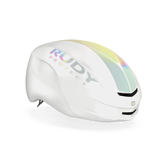 Straßenhelm RUDY PROJECT NYTRON PRO Weiß Iridescent Matt