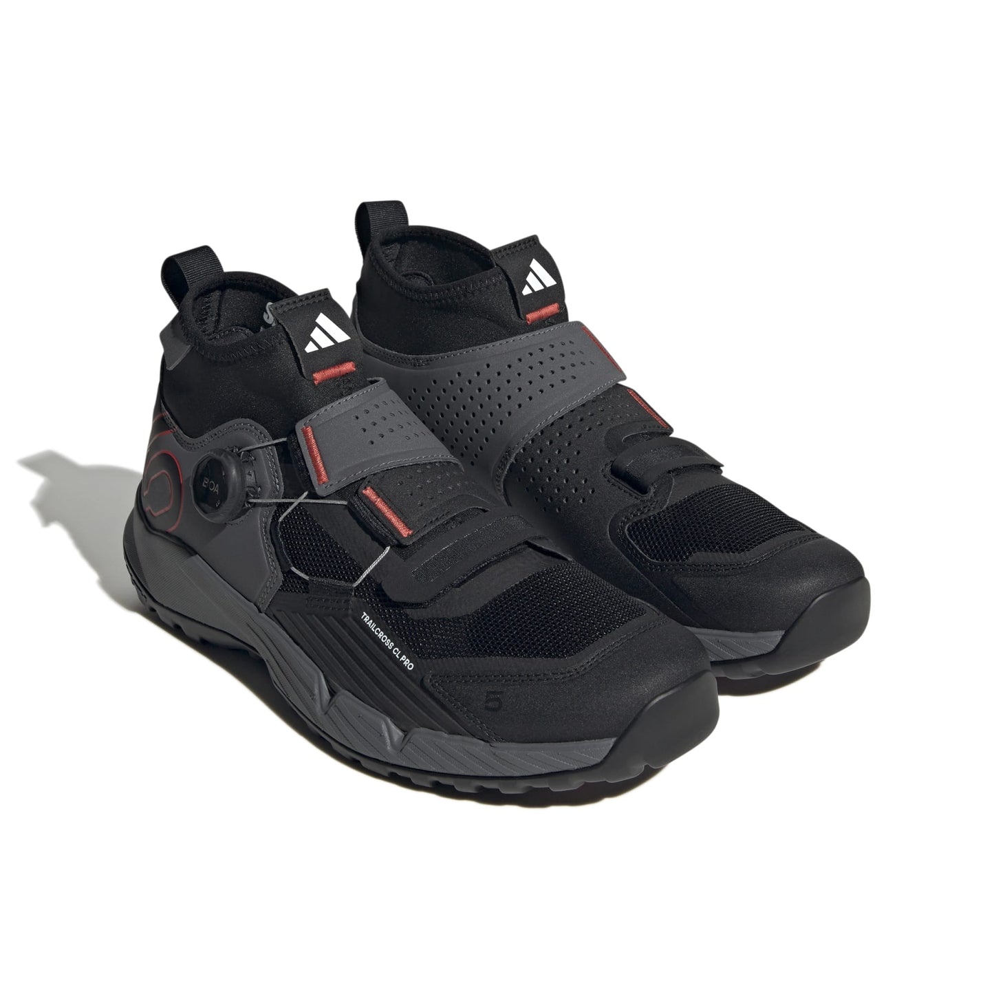FIVE TEN TRAILCROSS PRO CLIP-IN MTB-Schuhe Grau/Schwarz/Rot