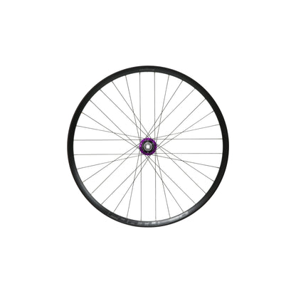 HOPE Fortus 30 W 27,5-Zoll-Hinterrad mit violetter Pro 5 Nabe