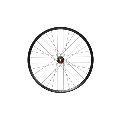 HOPE Fortus 30 W 27,5-Zoll-Hinterrad mit roter Pro 5 Nabe