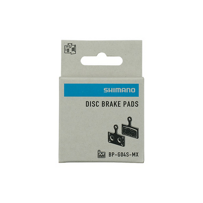 SHIMANO G04S-MX metallische Bremsbeläge – XT / SLX / Deore (2 Kolben)