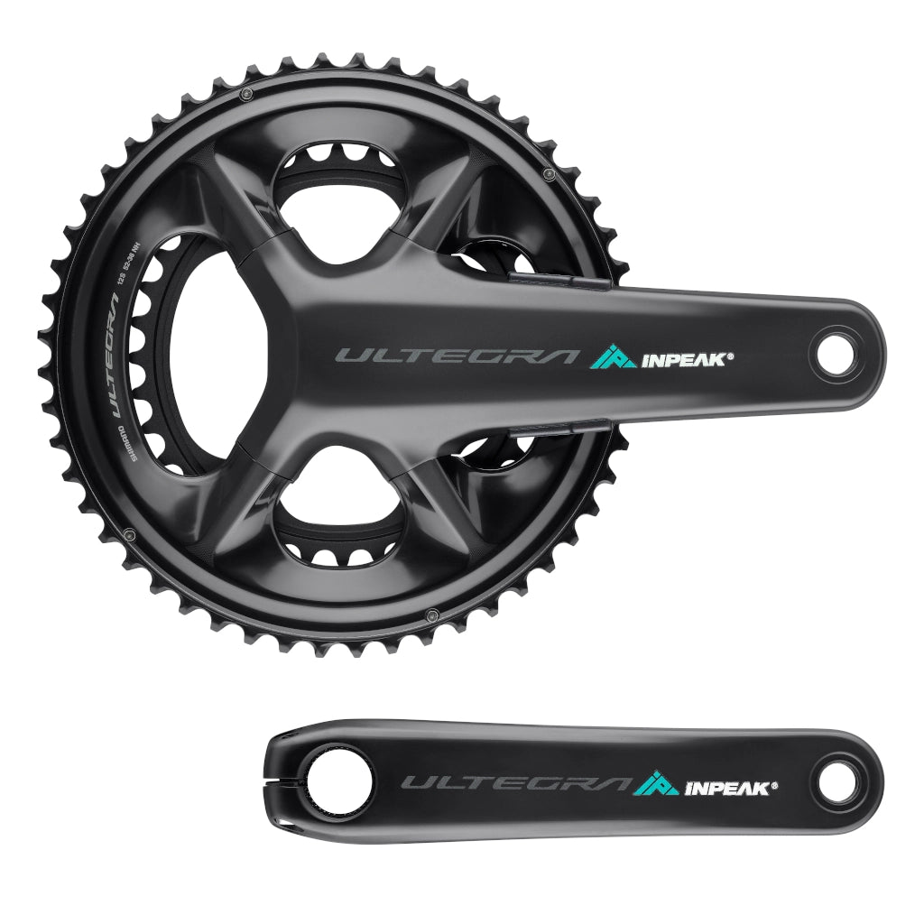 Kurbelgarnitur mit Leistungsmesser INPEAK POWERCRANK-E TWIN2 LR Shimano Ultegra R8100