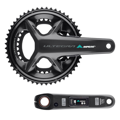 Kurbelgarnitur mit Leistungsmesser INPEAK POWERCRANK-E TWIN2 LR Shimano Ultegra R8100
