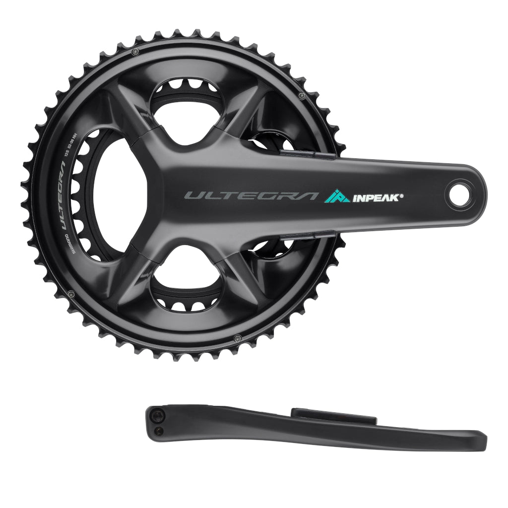 Kurbelgarnitur mit Leistungsmesser INPEAK POWERCRANK-E TWIN2 LR Shimano Ultegra R8100