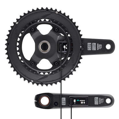 Kurbelgarnitur mit Leistungsmesser INPEAK POWERCRANK-E TWIN2 LR Shimano Ultegra R8100
