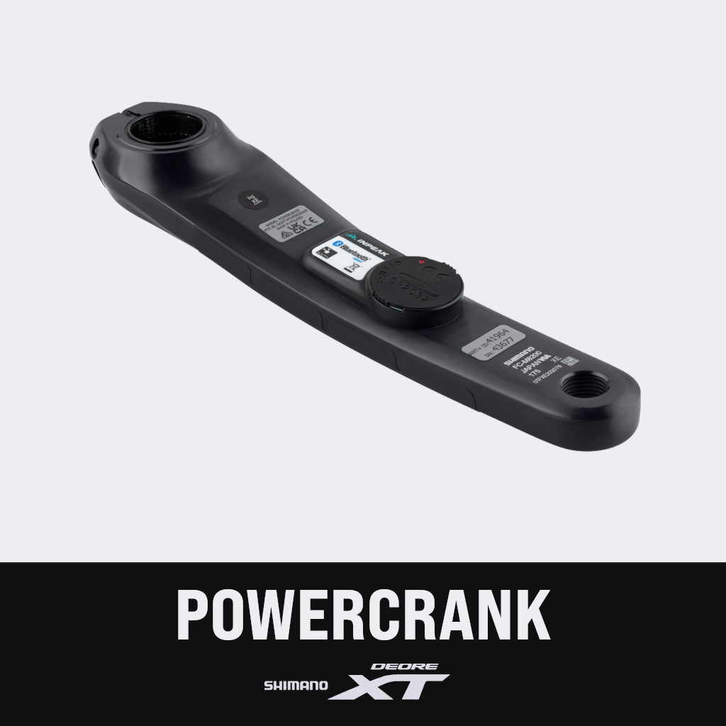 Linker Kurbelarm mit Leistungsmesser INPEAK POWERCRANK Shimano XT M8200