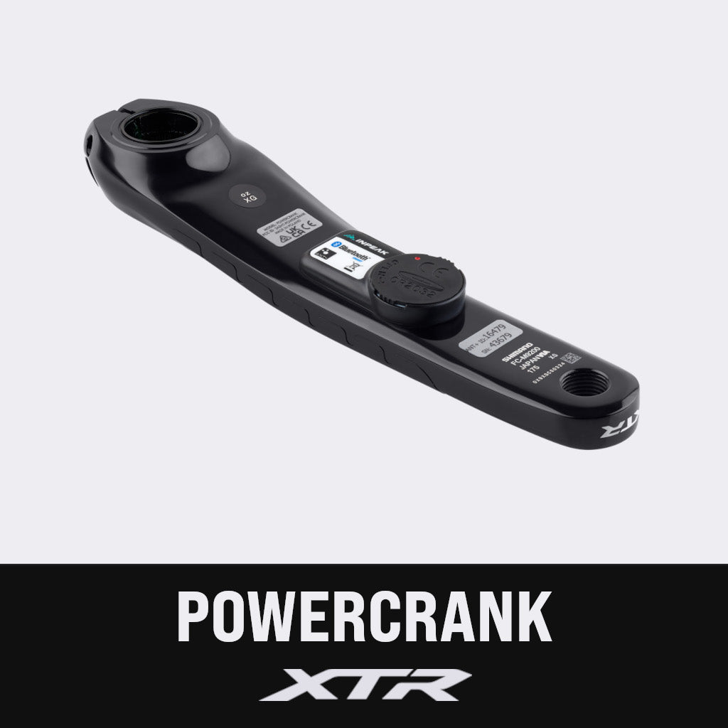 Linker Kurbelarm mit Leistungsmesser INPEAK POWERCRANK Shimano XTR M9200