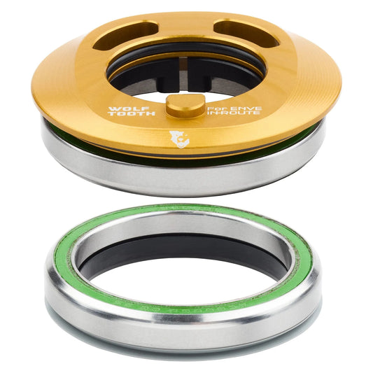 WOLF TOOTH PREMIUM AERO IS52 EN-Route Gold Integriertes Steuersatz-Set