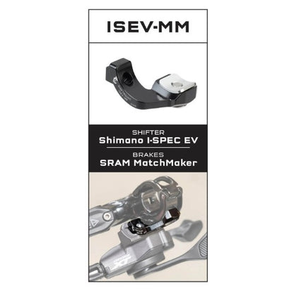 Befestigungsadapter WOLF TOOTH ShiftMount ISEV-MM Shimano I-SPEC EV Shifter> SRAM MatchMaker X Bremse