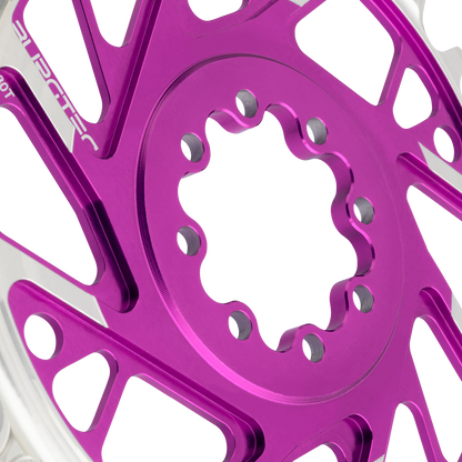 Mono Kettenblatt BURGTEC THICK THIN 12V BOOST Direct Mount 8 Schrauben T-Type Narrow Wide Offset 3mm Violett