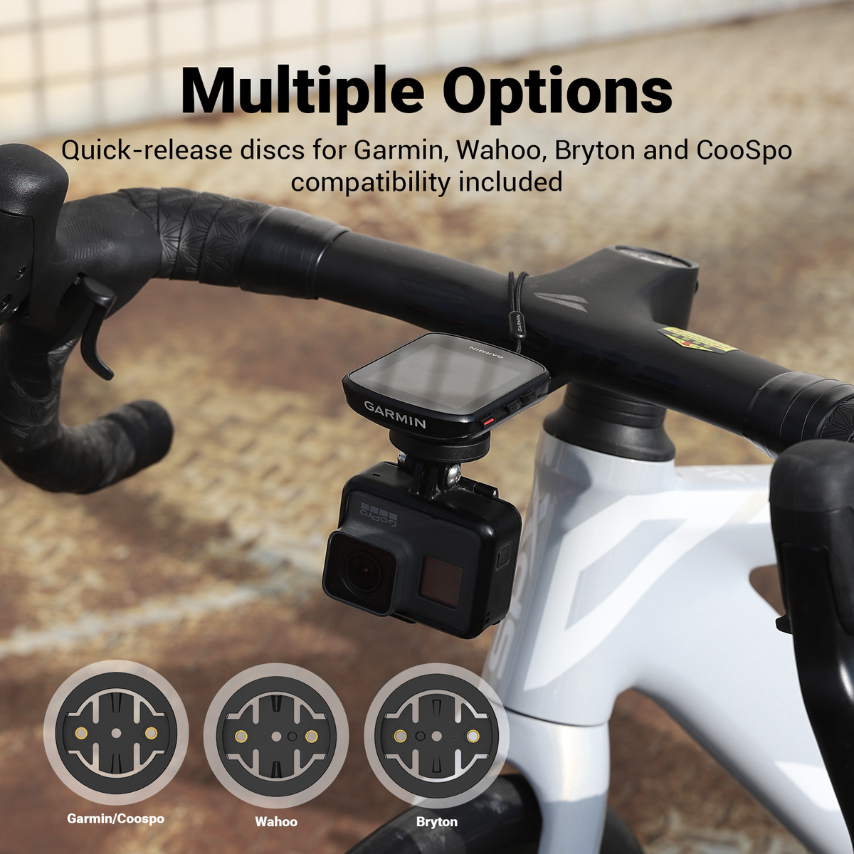 Fahrradcomputer-Halterung für integrierten Aero-Lenker COOSPO MT6S