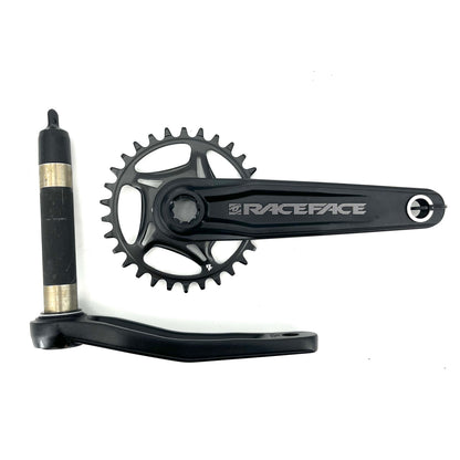 Einfach-Kettenantrieb RACE FACE RIDE CINCH 83mm Schwarz 12-fach