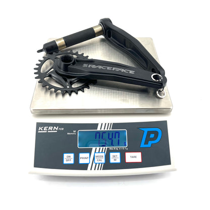 Einfach-Kettenantrieb RACE FACE RIDE CINCH 83mm Schwarz 12-fach