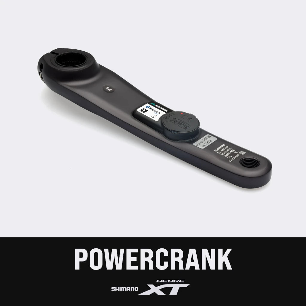 Linker Kurbelarm mit Leistungsmesser INPEAK POWERCRANK Shimano XT M8100