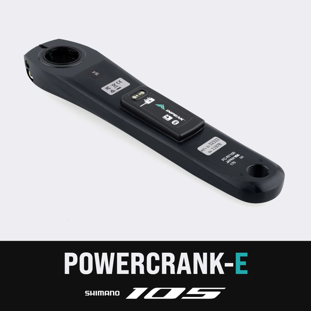 Linker Kurbelarm mit Leistungsmesser INPEAK POWERCRANK-E Shimano 105 R7100