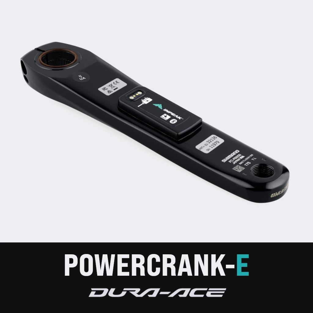 Linker Kurbelarm mit Leistungsmesser INPEAK POWERCRANK-E Shimano Dura-Ace R9200