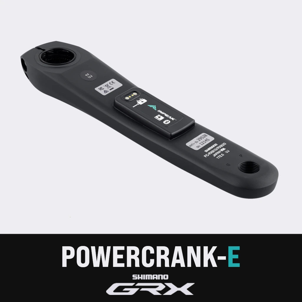 Linker Kurbelarm mit Leistungsmesser INPEAK POWERCRANK-E Shimano GRX RX810/820