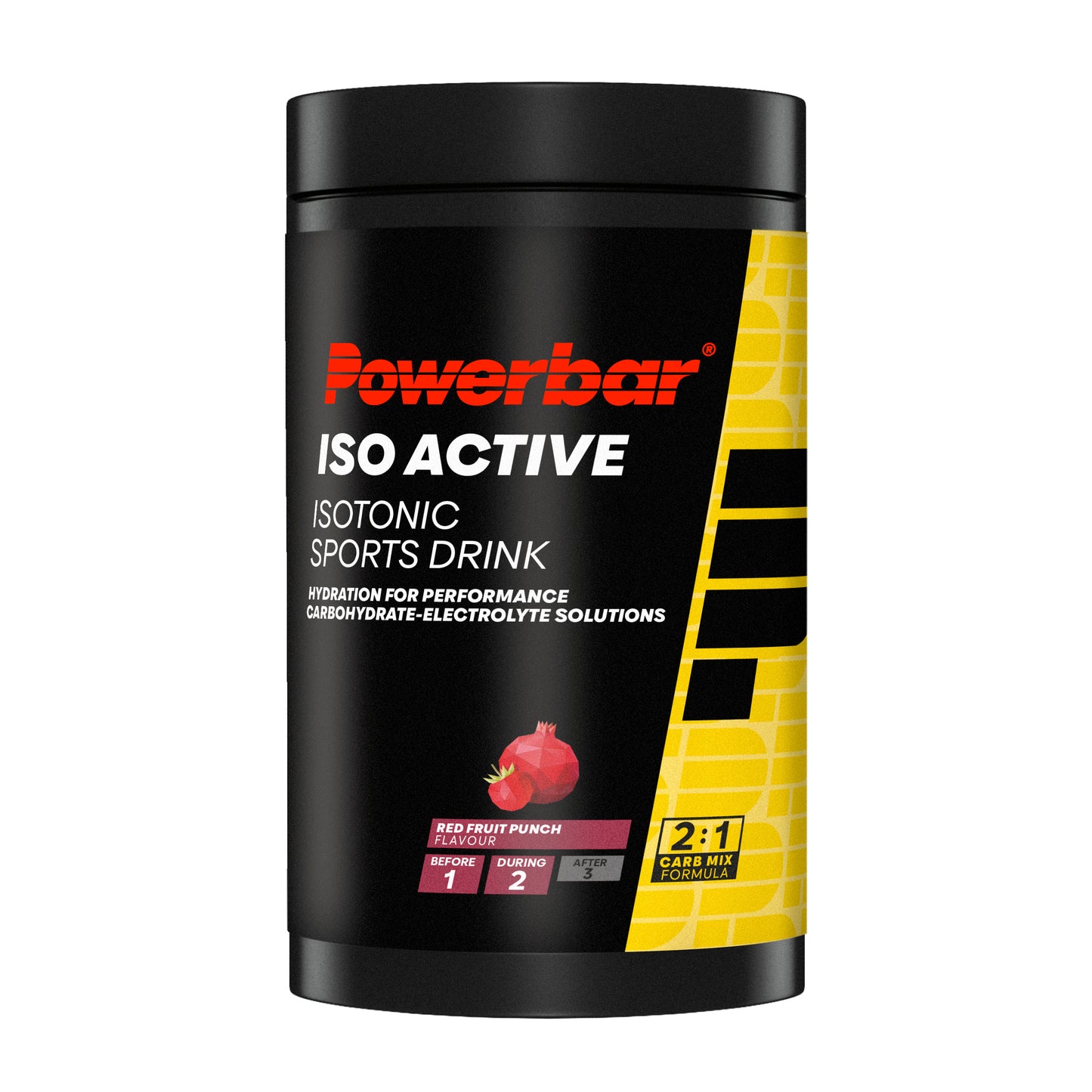 POWERBAR ISOACTIVE Energy Drink (600 g) Rote Früchte