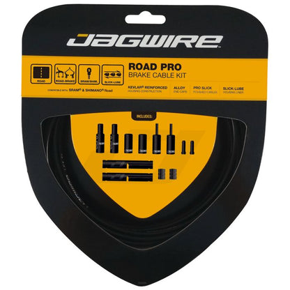 JAGWIRE ROAD PRO Brems- und Hüllenkabel-Set Schwarz