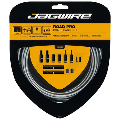 JAGWIRE ROAD PRO Brems- und Hüllenkabel-Set Grau
