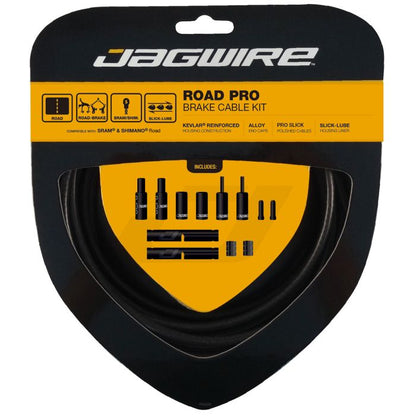 Brems-Kabel- und Hüllen-Set JAGWIRE ROAD PRO Matt Schwarz