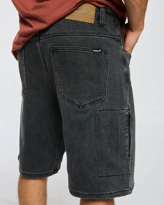 Shorts DHARCO JORT UNISEX COASTAL WASH Schwarz