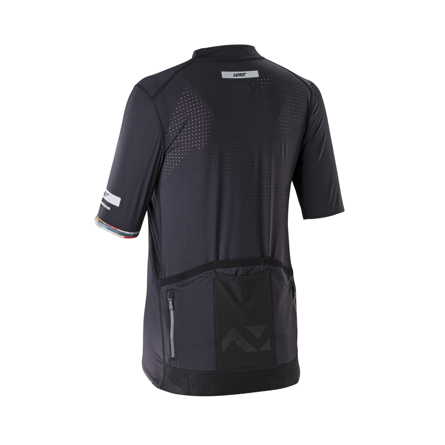 LEATT MTB ENDURANCE 5.0 CARGO Damen Kurzarm Trikot Schwarz