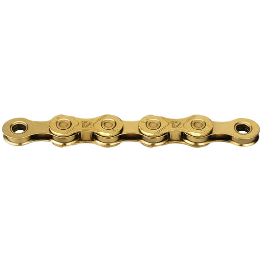 12-V-Kette KMC X12, gewachst, Gold