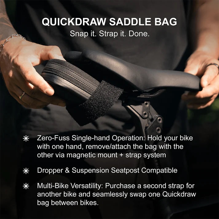 Satteltasche REDSHIFT QUICKDRAW Medium Schwarz