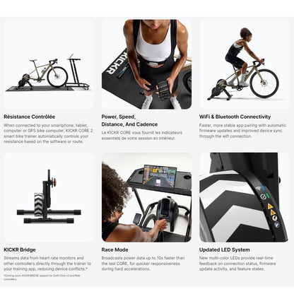 WAHOO KICKR CORE V2 ZWIFT ONE — Funktionen des KICKR CORE 2 im Überblick
