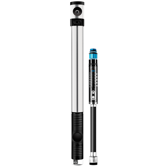 CRANKBROTHERS KLIC HP Handpumpe mit Manometer und Magnetschlauch