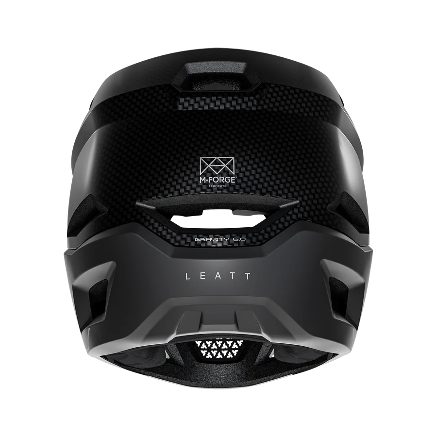 MTB-Helm LEATT GRAVITY 6.0 CARBON STEALTH Schwarz/Grau