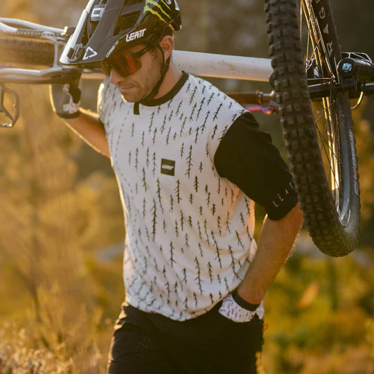 LEATT MTB TRAIL 3.0 Trikot Kurzarm Weiß